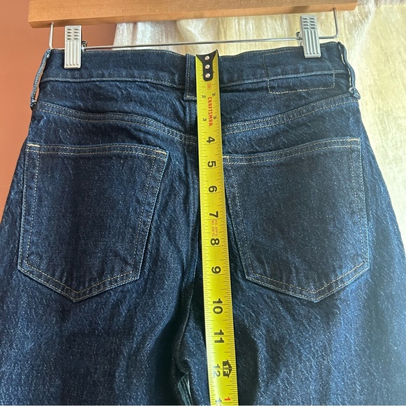 J. Crew‎ High-rise ‘96 Flare Jeans With Button Fly Dark Wash Bootcut NEW Size 24 - Picture 9 of 10